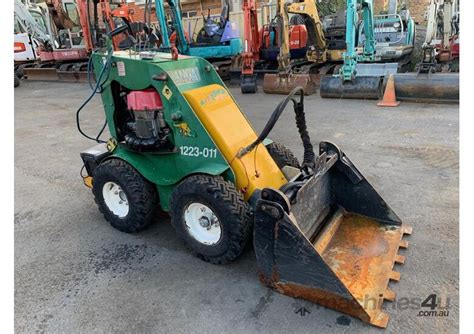 equipment auction skid steer|used stand behind skid steer.